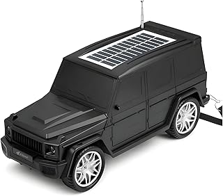 سبيكر بلوتوث موديل B2 – تصميم سيارة أنيق – بطارية 1200mAh – صوت نقي وMega Bass – تشغيل بلوتوث وUSB وTF وكارت وفلاشه – شحن بالطاقة الشمسية – أسود