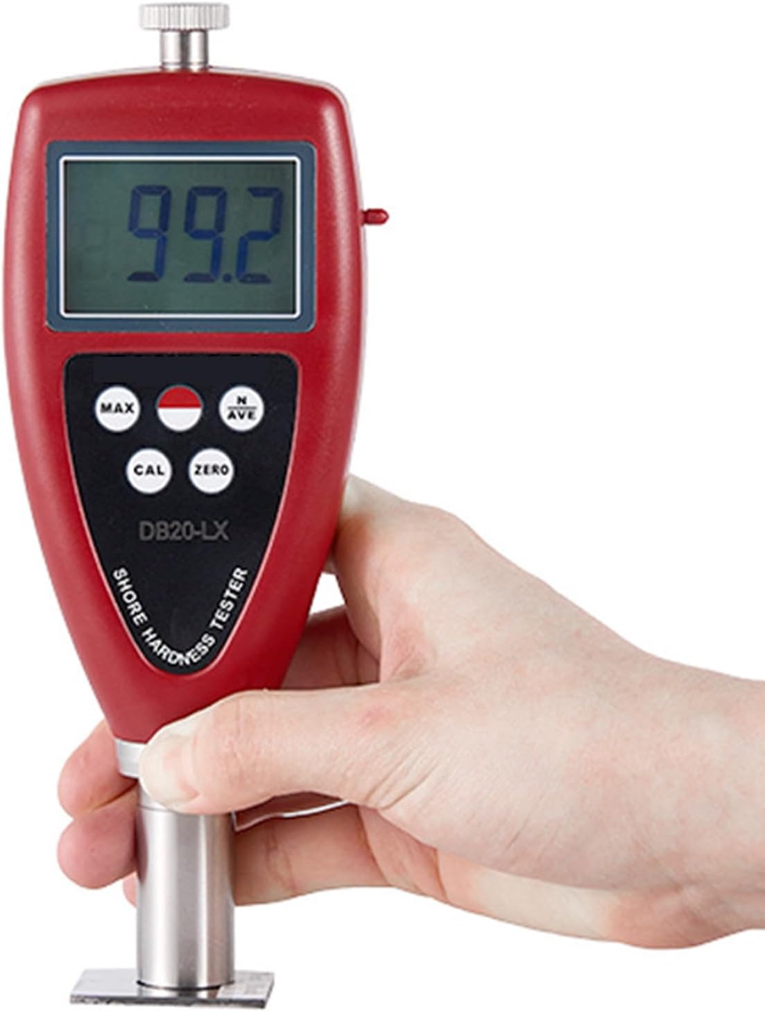 Shore A Hardness Tester, Surface Hardness Meter, Hardness Value 20~90A, with Automatic Shutdown Function, for Rubber, Tire, Plastic, Thermal Plastic, Flooring