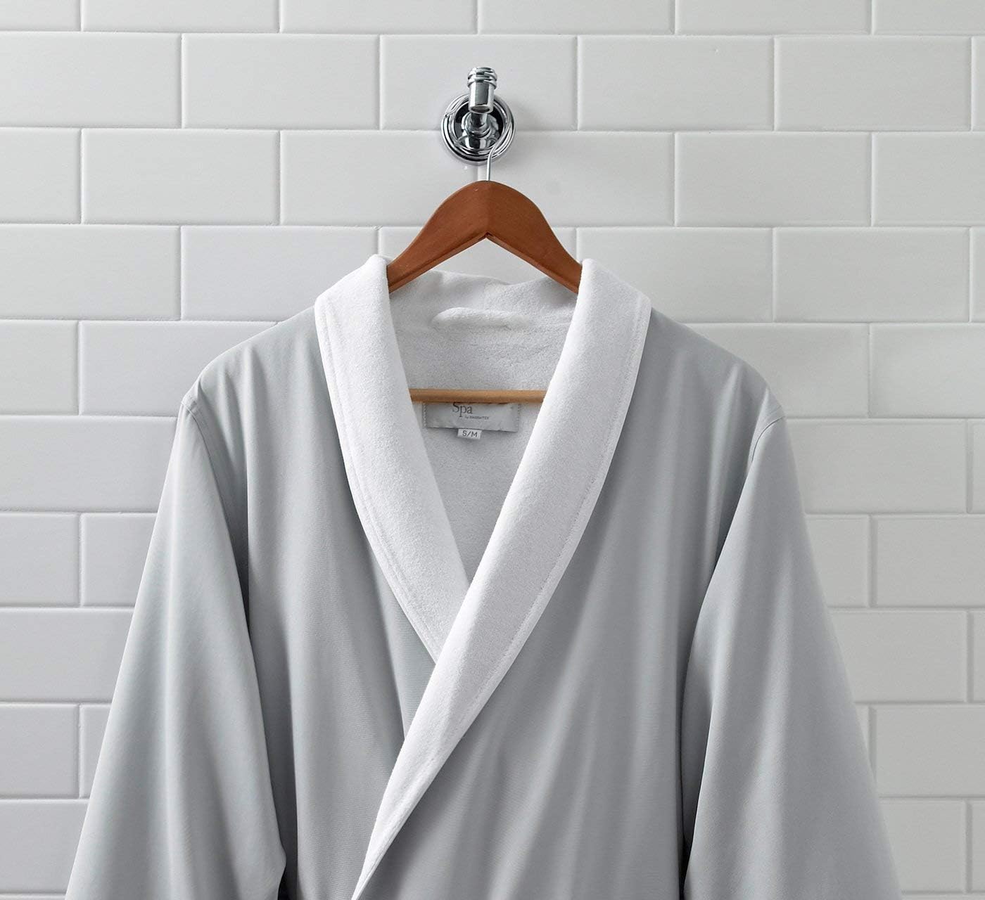 Kassatex SRK-149-SSG Spa Robe, Silver Sage (Large/X-Large) : Clothing, Shoes & Jewelry