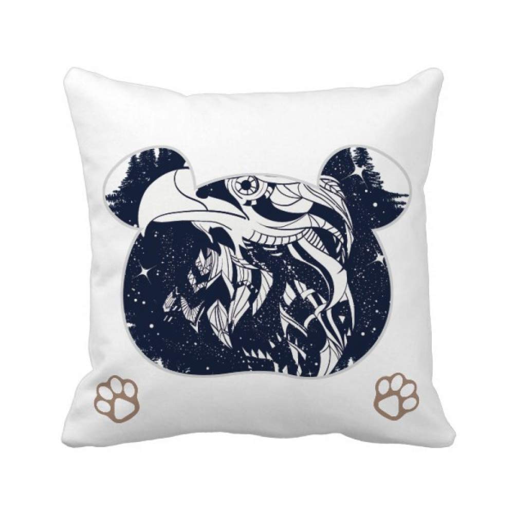 Housse de coussin forêt et animaux pour rafraîchir un canapé usé