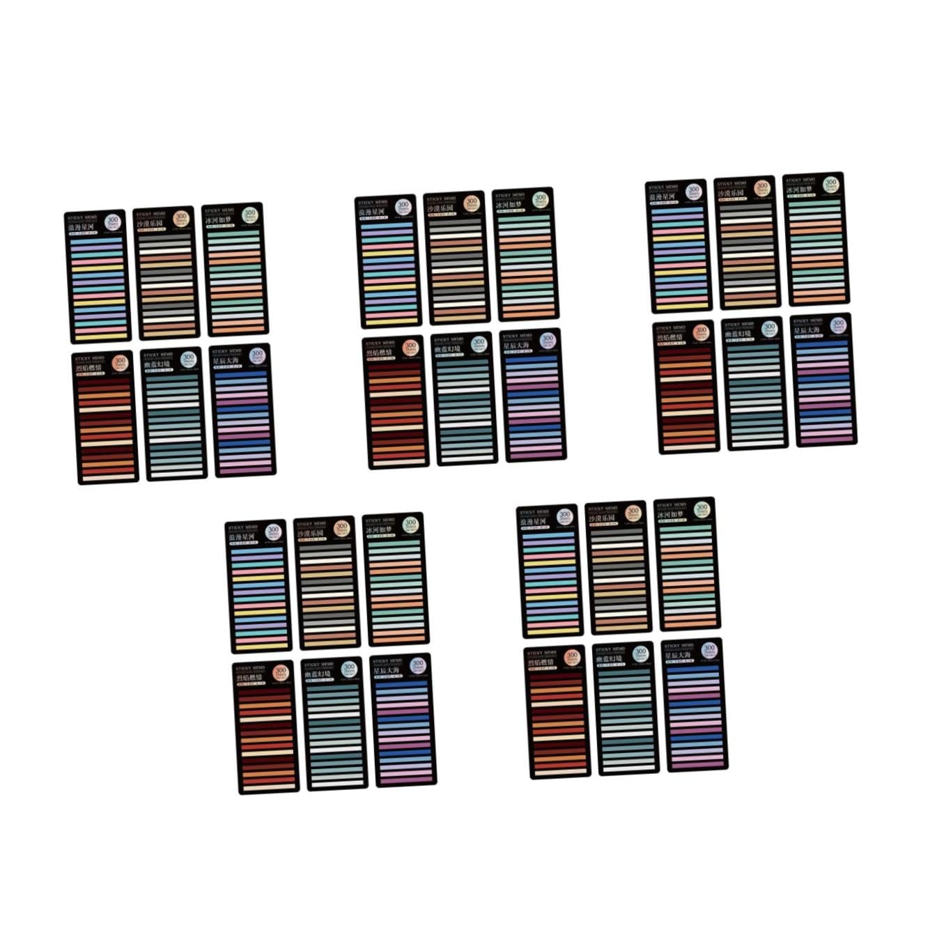 ARTIBETTER 30 Sets Aufkleber Selbstklebend Süße Notizen Anmerkungen Pastellblock Seitenmarkierungsetikett Süßes Briefpapier Farbig Klebriger Stil Selbstklebend Geformt