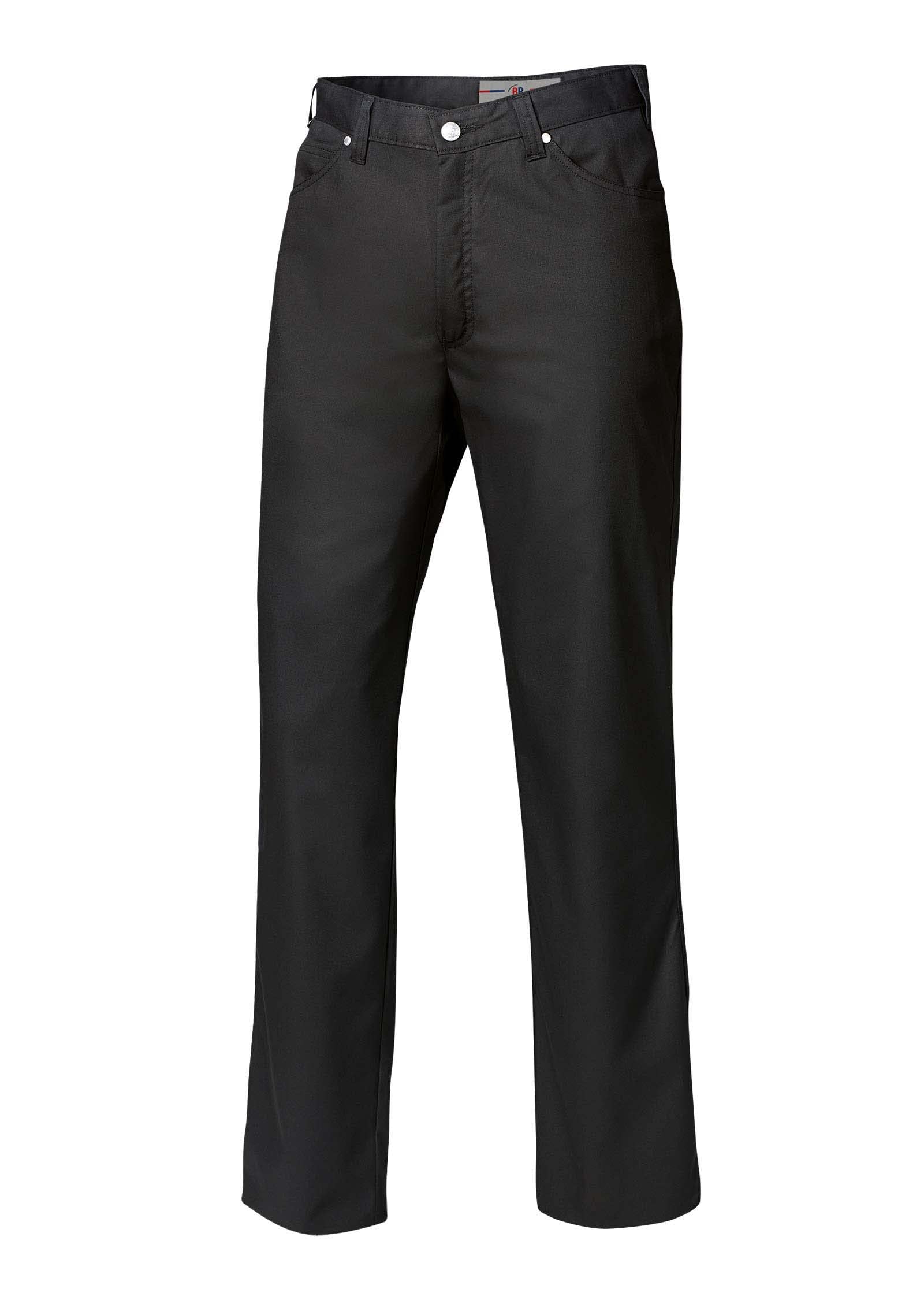 BP 1669-686-32 Men'S Jeans, Stretch Fabric, 230,00 G/M², Fabric Blend With Stretch, Black, Size 37/38N