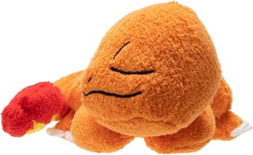 Pokemon Charmander Sleeping Plush - 5 Inch Premium Plush, Multicoloured