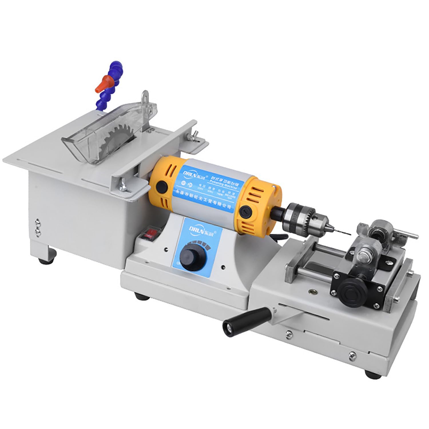 Azcabjie DIY Jewellery-Lapidary-Saw,800-10000 Rpm Jewelry Polisher, Flat Grinder Lapidary Machine for Cutting, Engraving, Drilling and Grinding