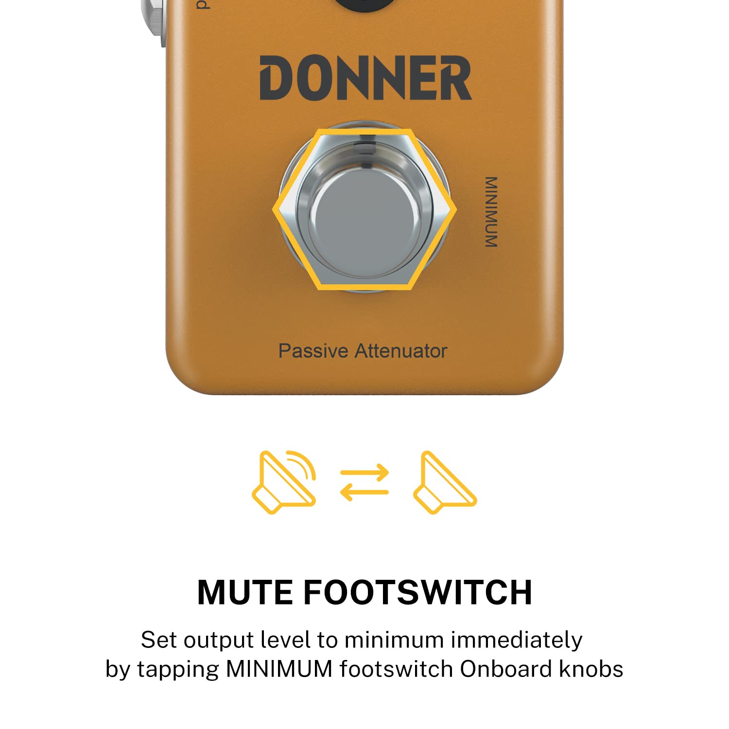 Donner EMO-AMP Controller Signal Converter Pedale effetti per chitarra con interruttore mute