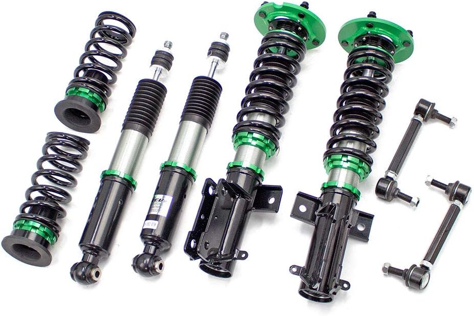 Rev9 R9-HS2-078_2 Hyper-Street II Coilover Suspension Lowering Kit, Mono-Tube Shock w/ 32 Click Rebound Setting, Full Length Adjustable, compatible with Ford Mustang 2011-14