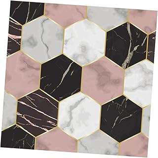 Garneck 4Pcs Favo De Mel Azulejos Da Janela Filme Privacidade Banheiro Azulejo Adesivo Banheiro Adesivo Chão Adesivo Azulejo Porta Traseira Adesivo De Parede Afixado Laminação Vidro 3D