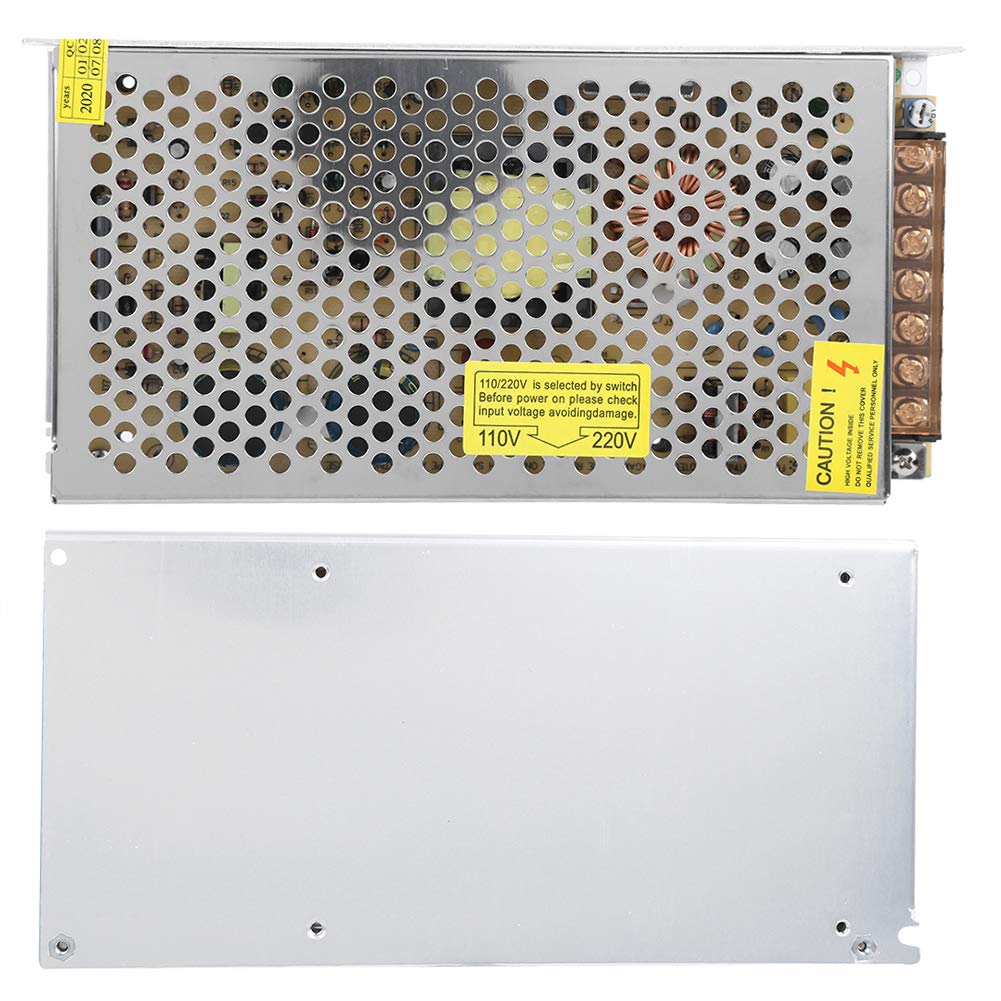 Driver per Interruttore di Alimentazione LED, Lega di Alluminio, Protezione da Carenza e Sovraccarico, da 100 W a 500 W per Display LED CC 12 V, Stampanti 3D e Altro (12V10A (120W))