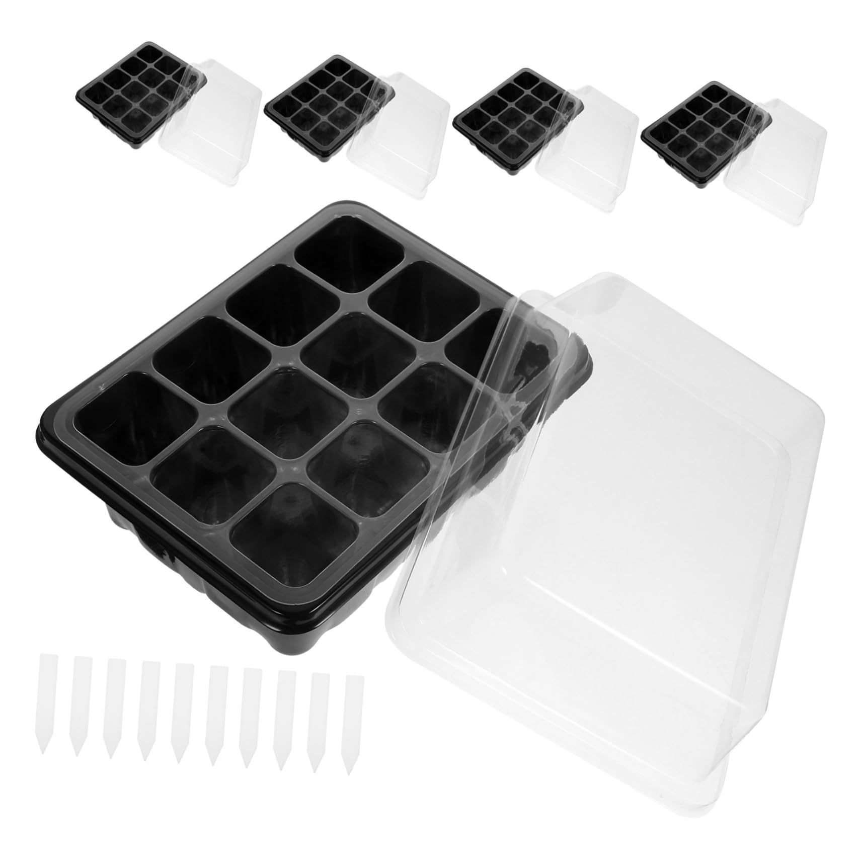 YARNOW 2 Set Scatola per piantine vassoio di semina contenitore di semina semi di germinazione vasi per semina pianta vassoio di avviamento cellulare caso di germinazione delle piante