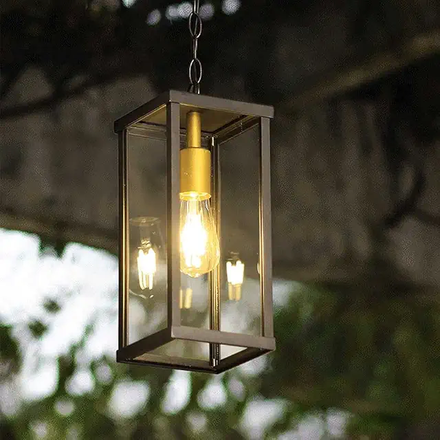 Holmegård Lampe: Rustikale Außen Pendelleuchte Metall IP23 Wasserdicht Retro