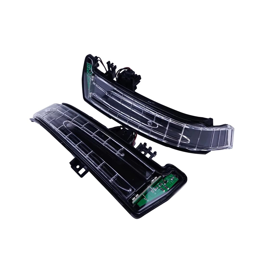 Rufutle Side Marker Lights for Mercedes-Benz W204 W176 W246 C117 C218 A207 W221 W166, 2Pcs Wing Mirror Indicator Turn Signal Light