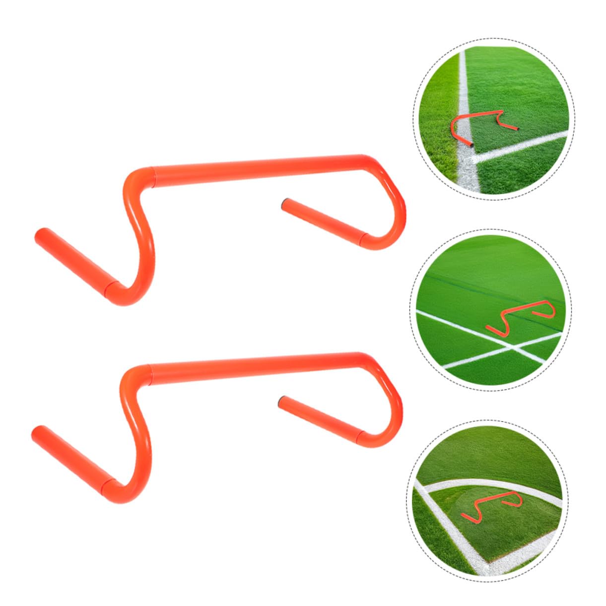 Hemobllo Vallas de Agilidad para Niños 15 Cm, Equipo de Entrenamiento de Velocidad, 5 Piezas de Plástico Resistente, Equipo Portátil para Deporte Infantil en Interiores y Exteriores