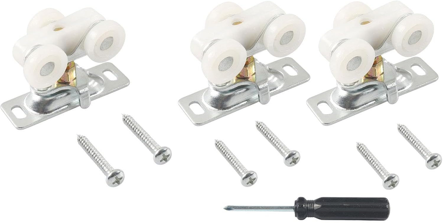 Sliding Pocket Door Rollers Assembly Spare Parts Sliding Door Wheels Replace Without Screwdriver