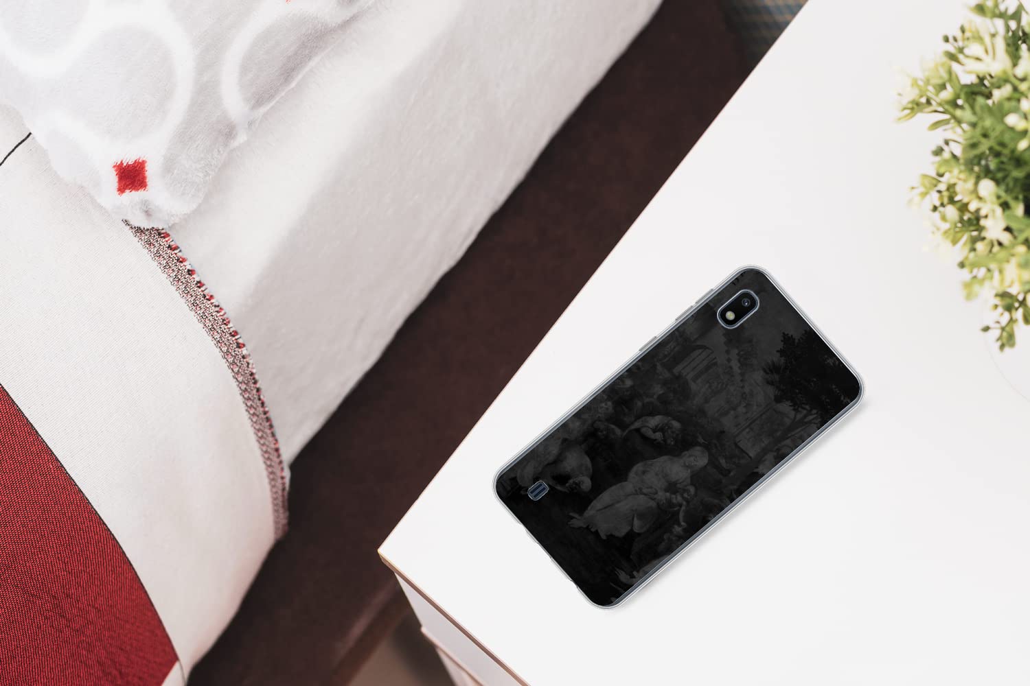Funda para Samsung Galaxy A10 - Adoración de los Reyes Magos - Leonardo da Vinci - Funda de Silicona/Funda Blanda para teléfono móvil