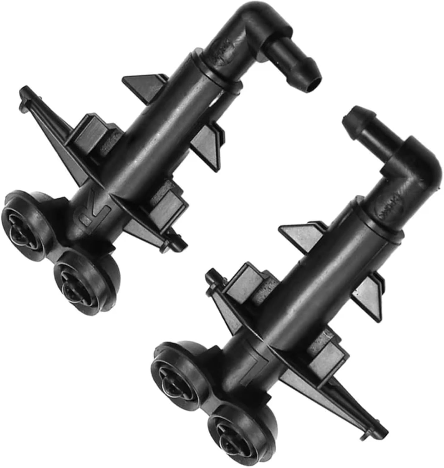 Car Bumper Headlamp Washer Nozzle Cover for Land for Rover for Freelander 2 2011 2012 2013 2014 2015 1 Pair Headlight Washer Spray Nozzle LR022473 LR022474