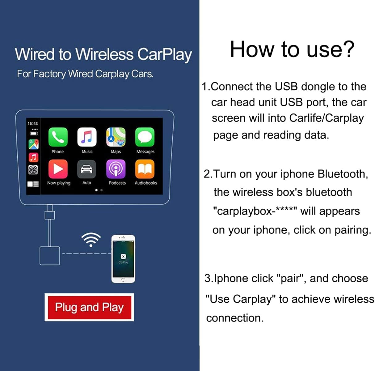 2013 Ford C-Max SYNC 2 to SYNC 3 Upgrade Kits for Ford C-Max, Wireless Carplay SYNC 3.4 Interface Module 8-Inch Capacitive Touch Screen APIM Module, GPS Navigation, 2013 Ford C-Max