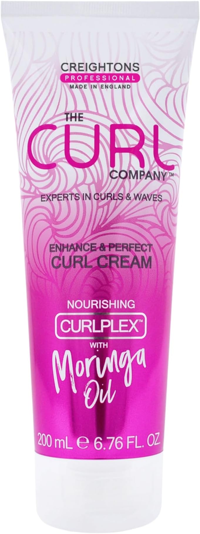 The Curl Company Enhance & Perfect Curl Cream (200ml) - Professionally Formulated with Nourishing Curplex with Moringa Oil. Experts in Curls & Waves