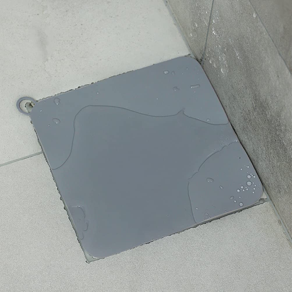 STOBOK Couvercle De Drain Carré Anti-Odeurs Et Anti-Insectes 15X15 Cm Pour Cuisine Salle De Bain Évier Protection Contre Cheveux Et Déchets