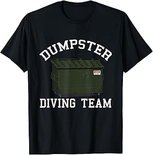 Dumpster Diving Team Treasure Hunting Matching Diver T-Shirt