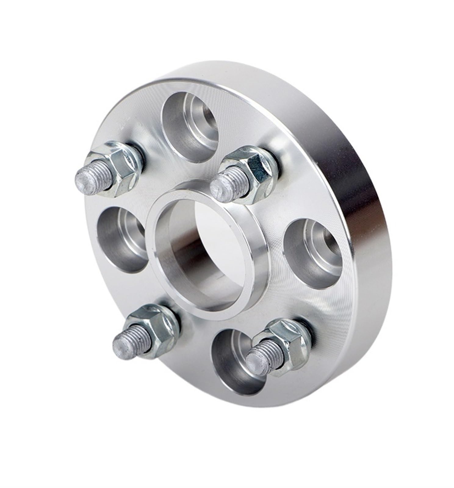 Podkładki dystansowe 2 sztuki do Spark Activ dla Lanos do Agile 20/25/30mm PCD 4x100 CB 56.6mm adapter dystansowy kół M12XP1.5 wsporniki dystansowe do kół (kolor: 2 szt. 30 mm srebrny)