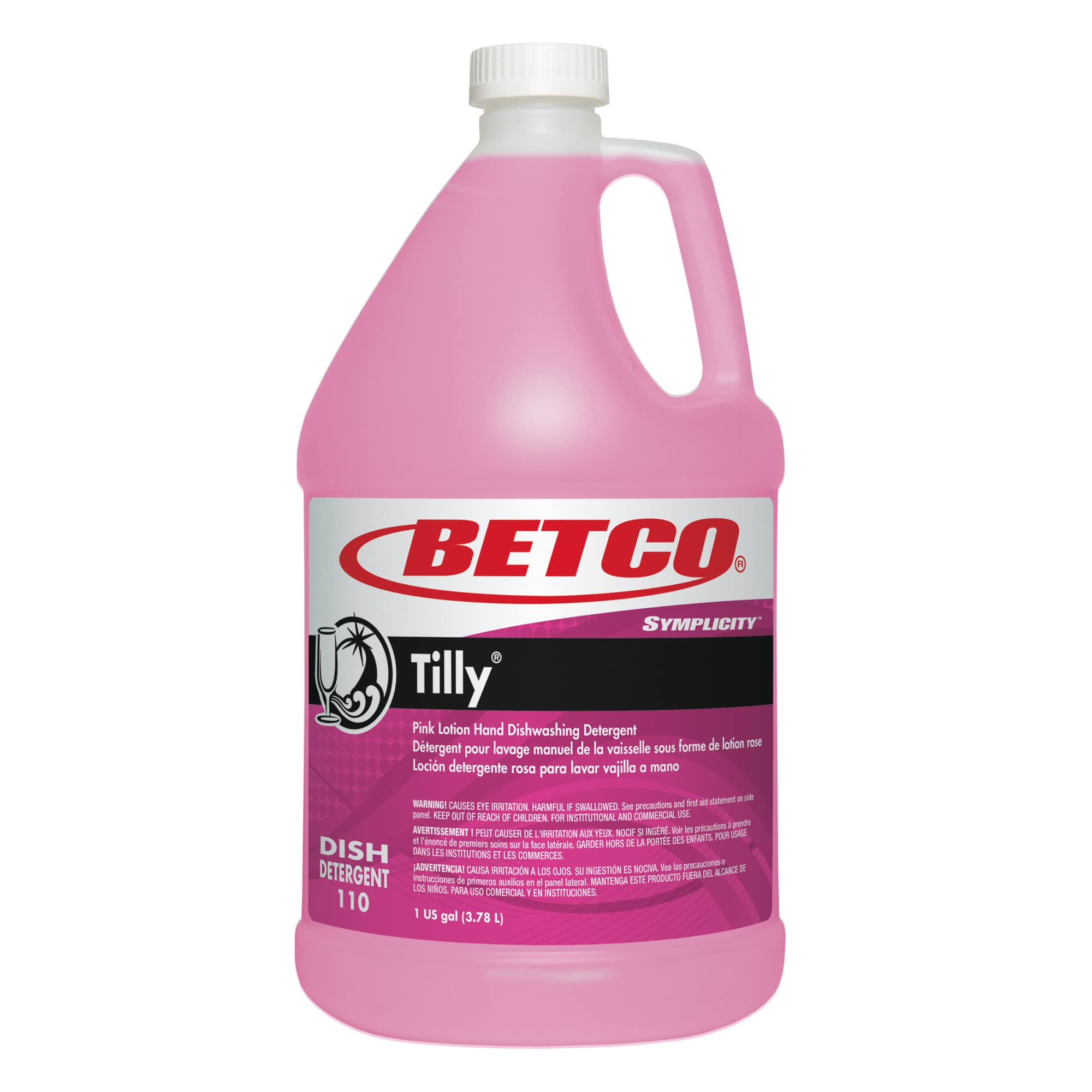 Betco Symplicity Tilly Hand Dishwashing Detergent 128 Oz Bottle Case Of 4