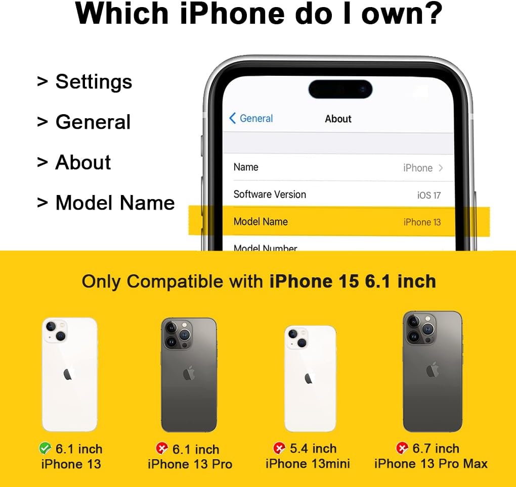for Defender iPhone 15 Case with Clip,for Holster iPhone 15 Case with Kickstand,for Heavy Duty iPhone15 Phone Cases Rugged 2 Layers of Sturdy,Anti-Drop for iPhone15Case Protective(Black) - Image 2