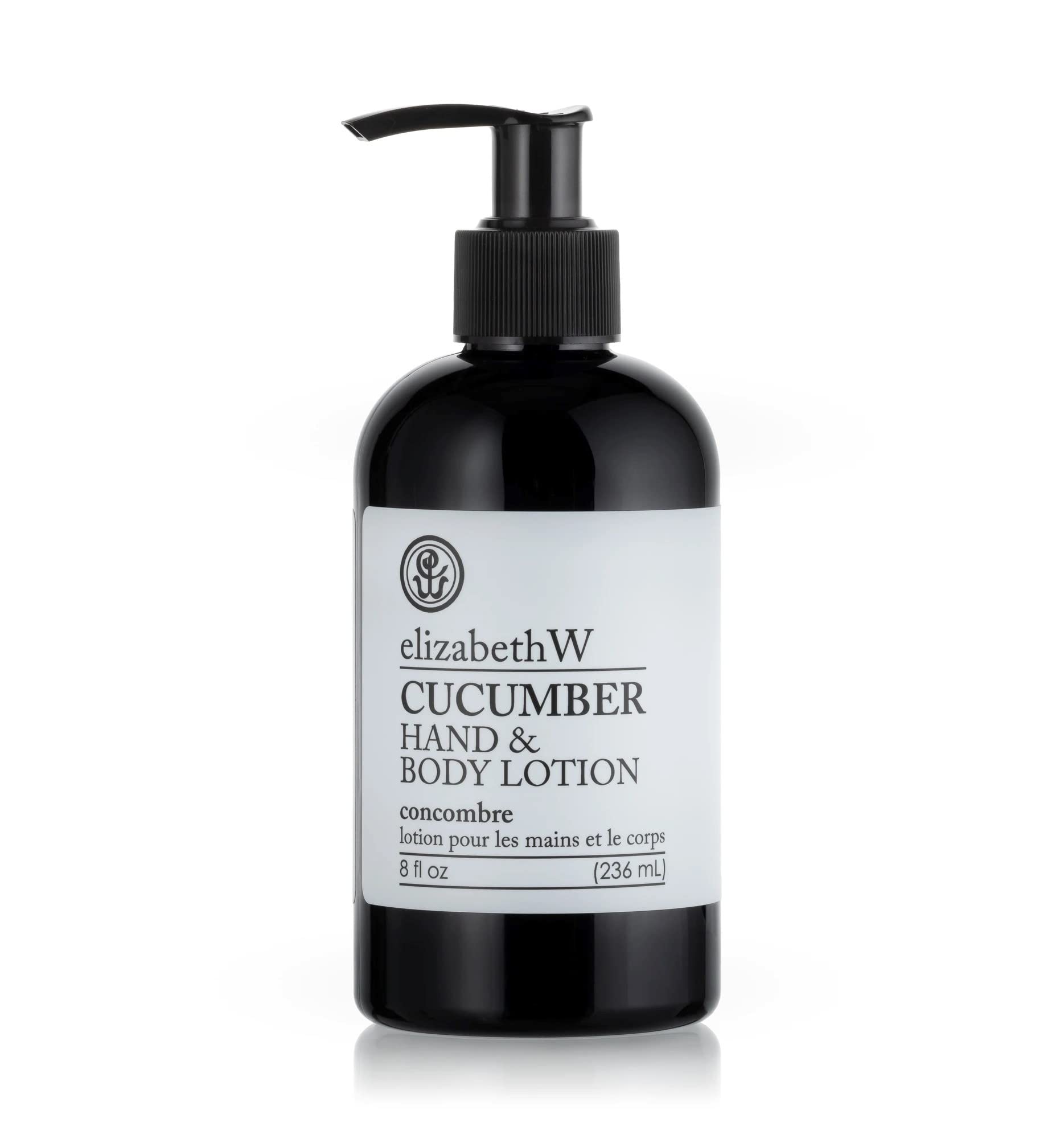 elizabeth W Cucumber Hand and Body Lotion, 8 Fluid Ounces