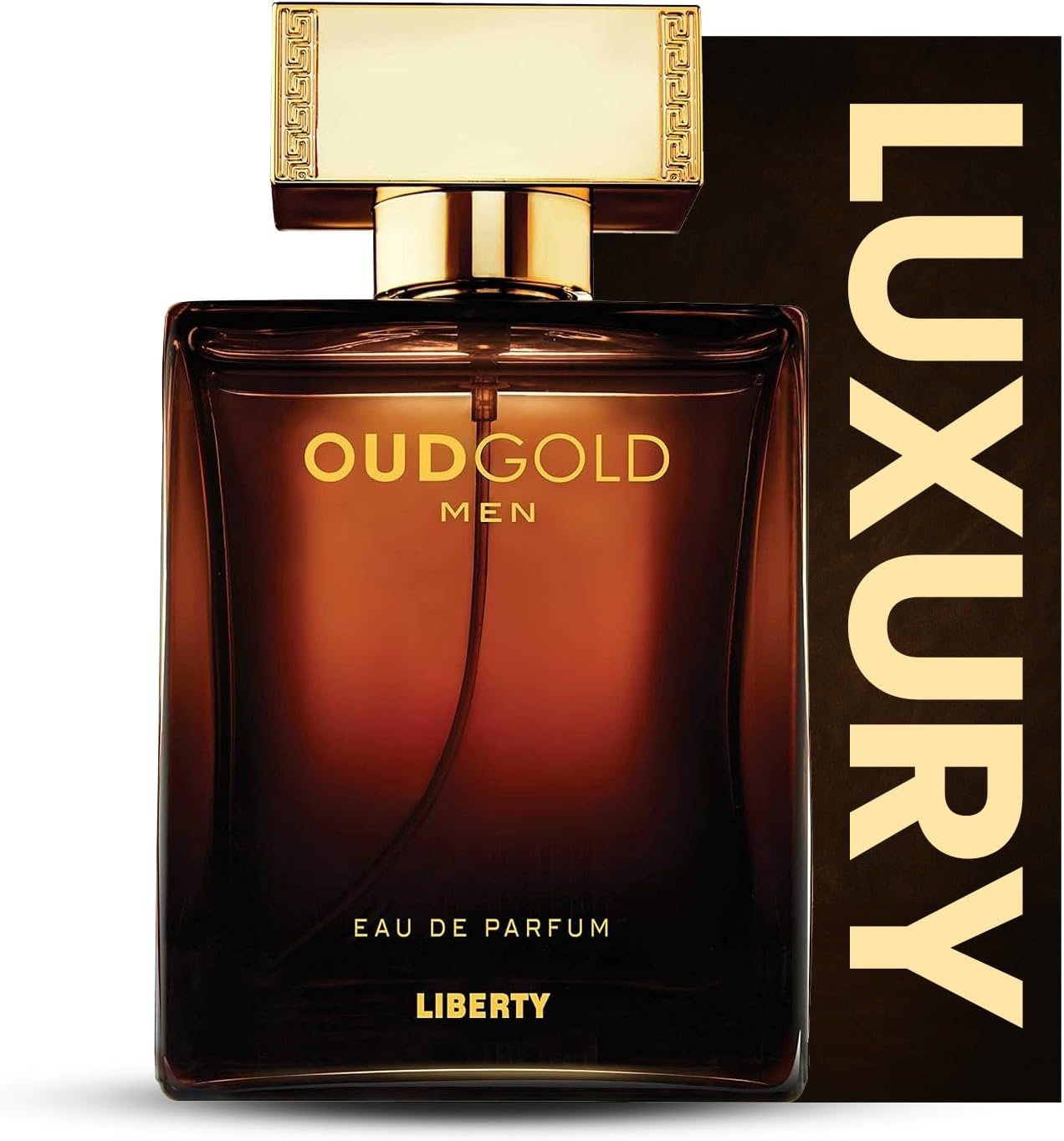 Liberty Luxury Oud Perfume, Unisex Eau de Parfum with Arabic Oud Patchouli & Cedar – Long Lasting Oriental Woody Scent – Premium French Perfume for Men & Women – Gift for All Occasions, 50ml/1.7Oz