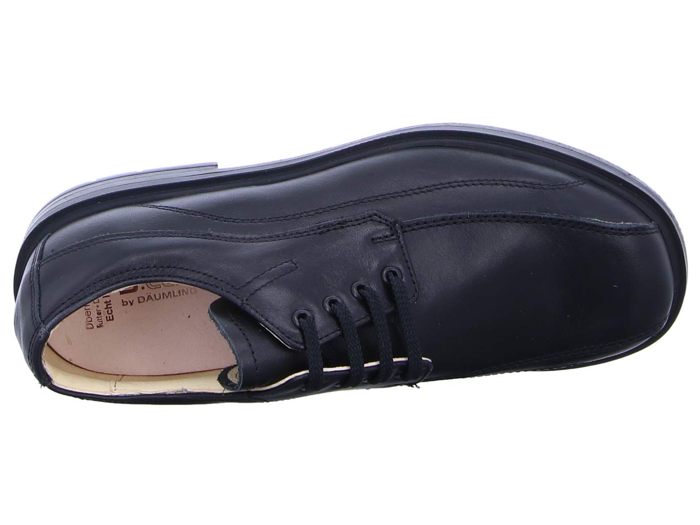 Däumling 700011-S-70 - Sandalias de Vestir de Piel para niño Negro Clipper Schwarz, Color Negro, Talla 33