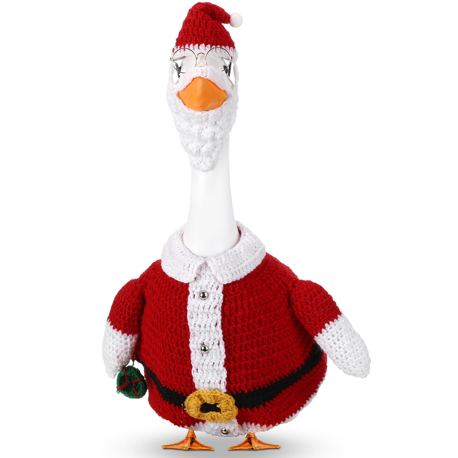 Abbylike Christmas Porch Goose Outfits Crochet Santa Claus Costume
