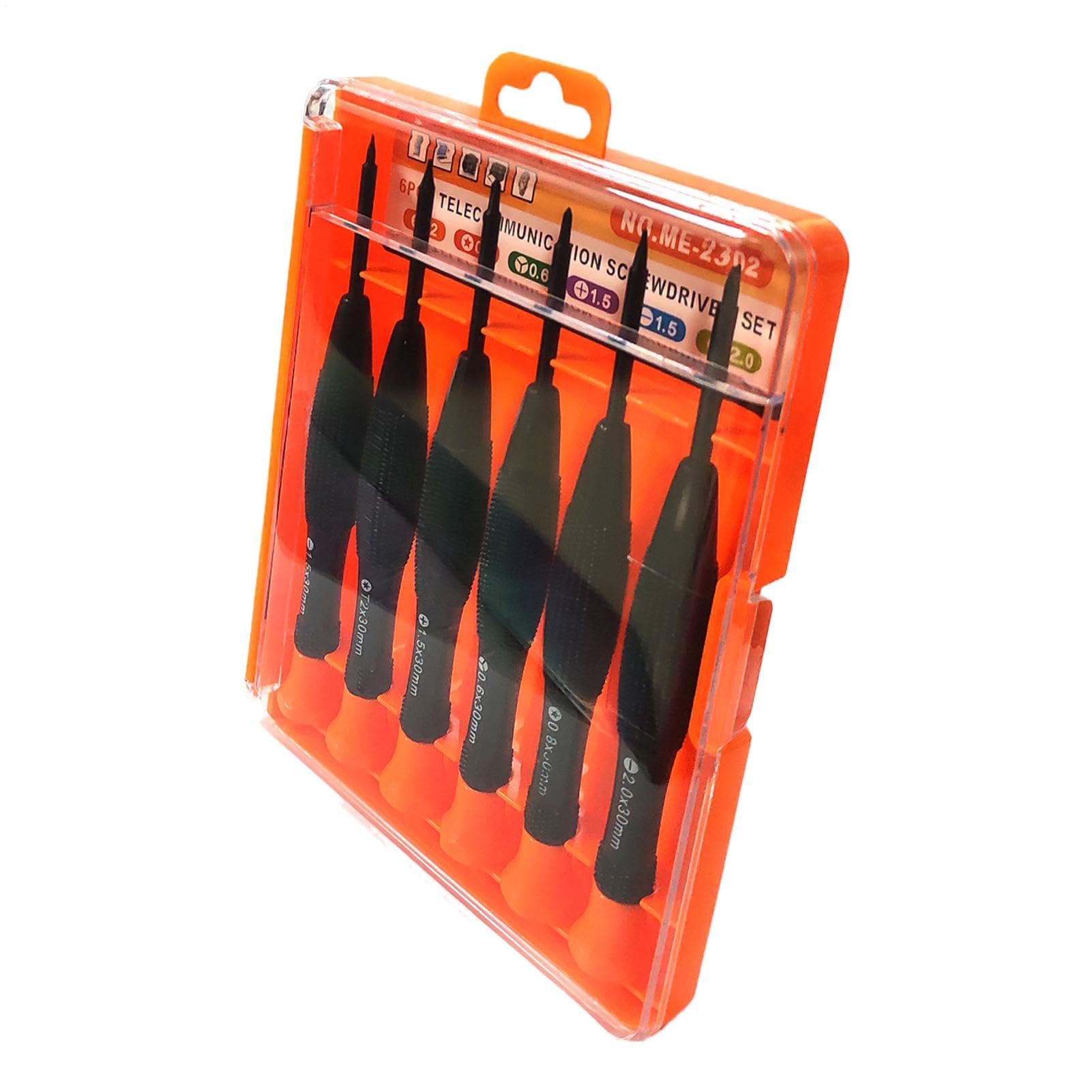 Tournevis de précision pour lunettes et lot de 6 petits tournevis informatiques