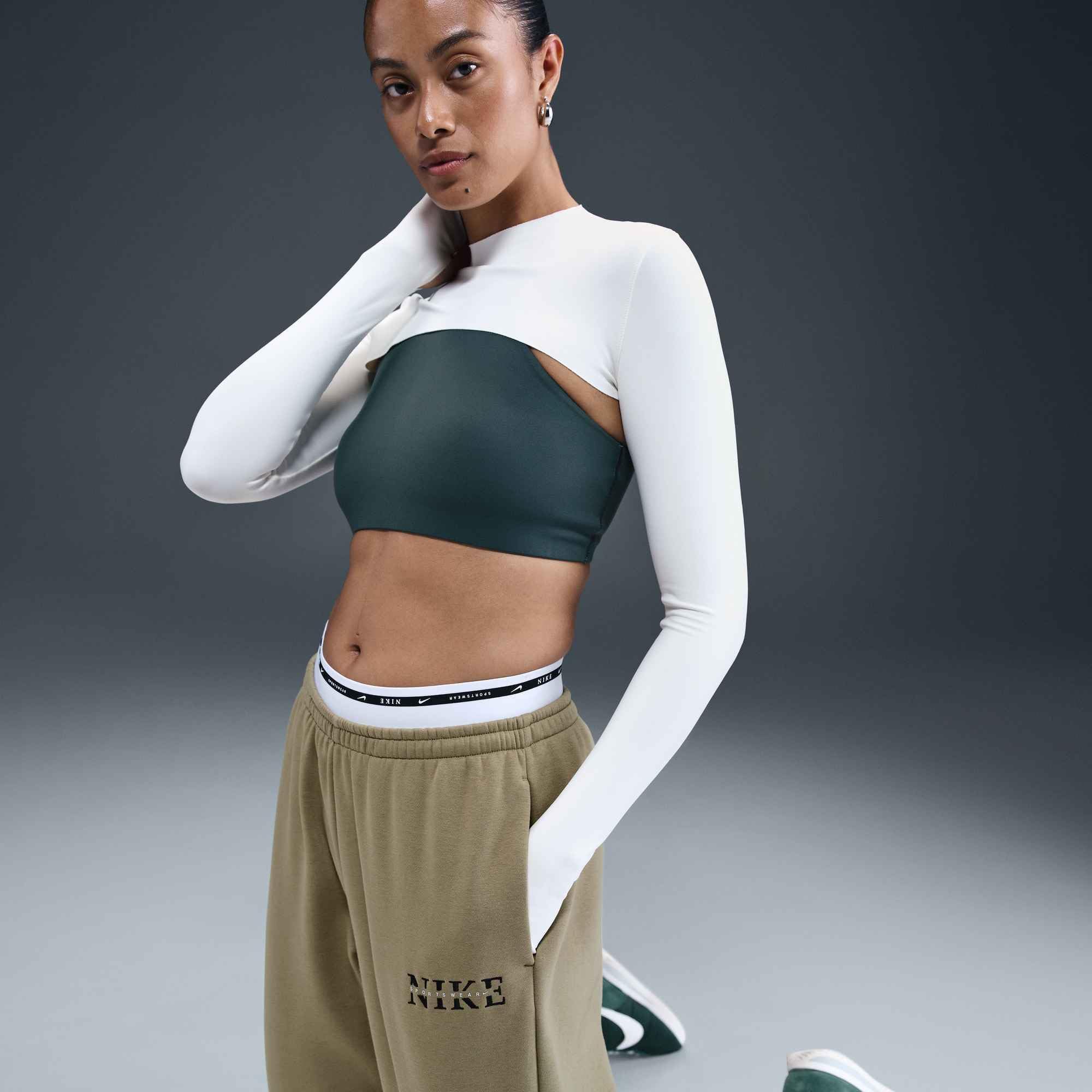 Nike Sportswear Phoenix Fleece Trainingshose mit hohem Taillenbund für Damen, IH4055
