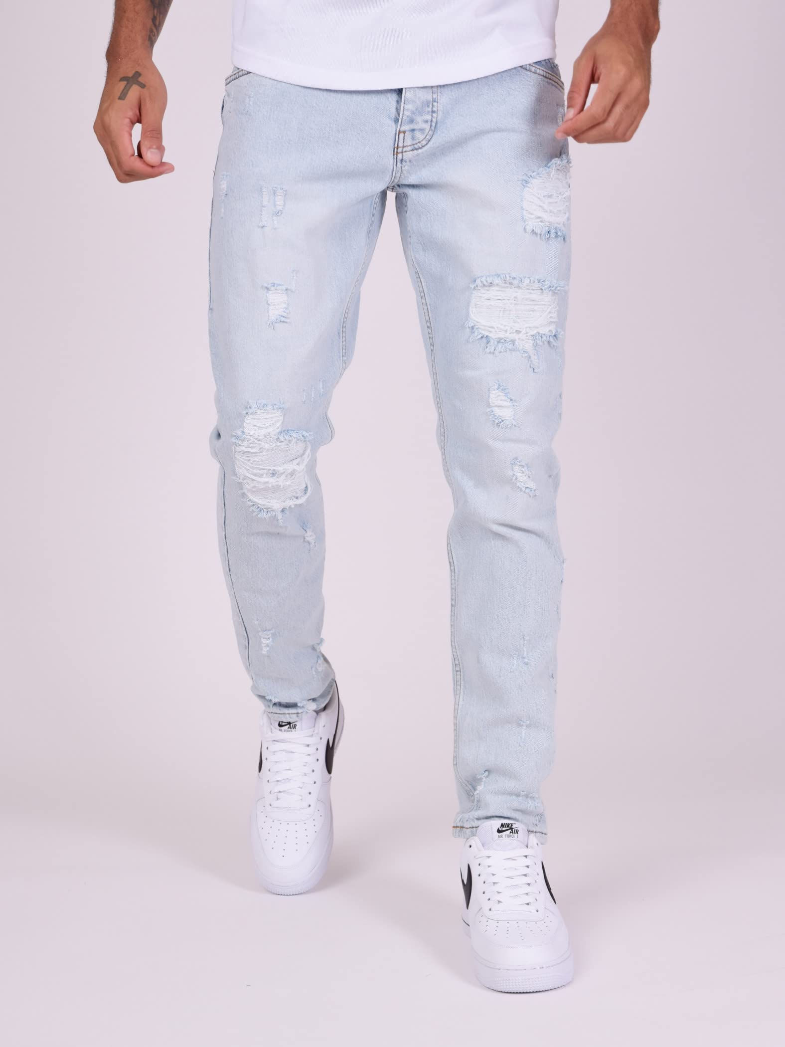 Project X Paris Odzież Jeansy 98% Cotton,2% Spandex Szary Rozmiar 30, Codzienne Ubranie