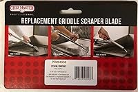 Vista 5 de FryOilSaver Co. - Cuchilla de repuesto para rascador de plancha Chef Master, hoja reversible de acero inoxidable de 5 1/2 pulgadas de ancho x 0.047