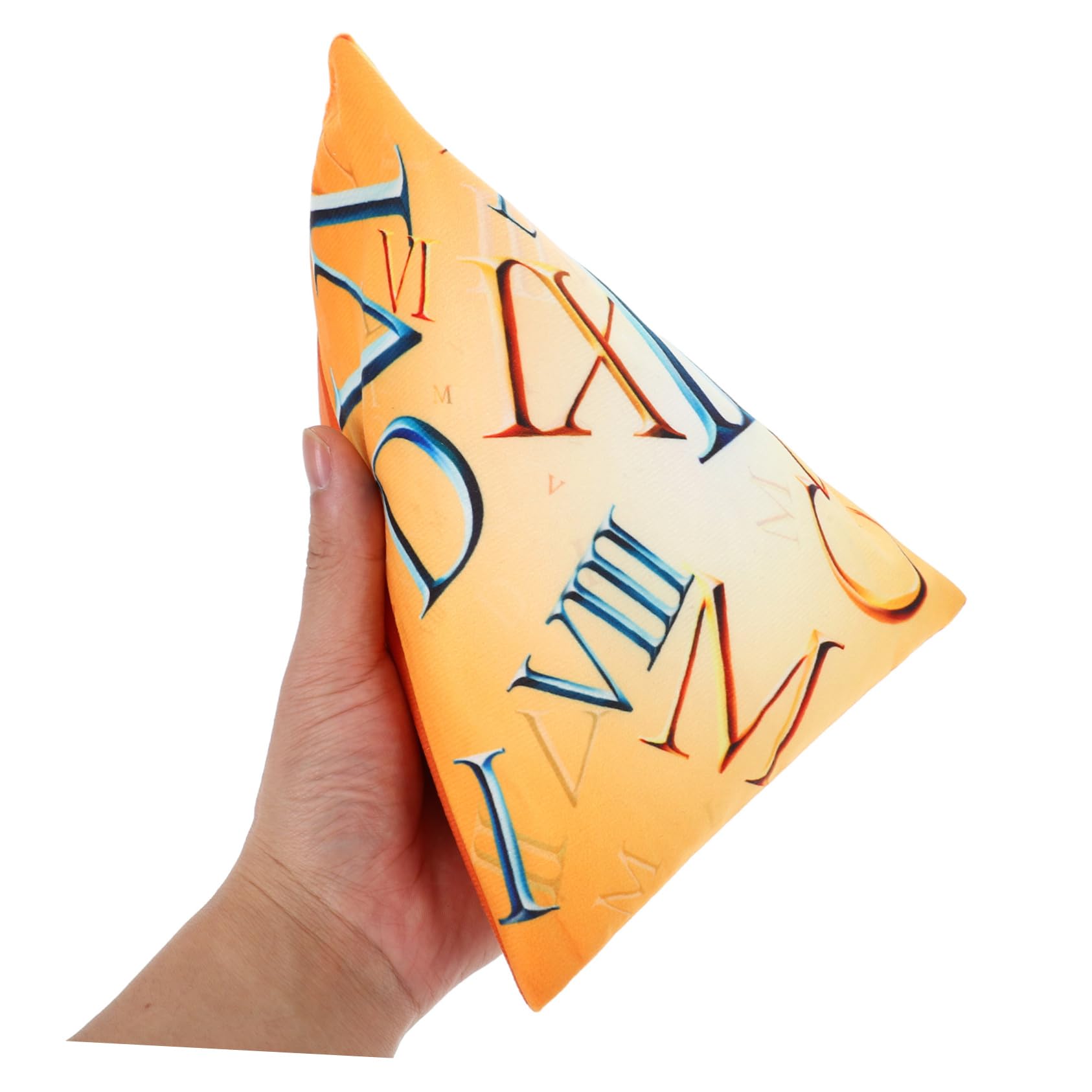 HEMOTON Oreiller De Téléphone Triangle pour Lecture Multi-Angle Support Ergonomique pour Adultes Coussin en Velours pour Regarder des Vidéos Et Lire Usage Quotidien à La Maison Couleur Jaune
