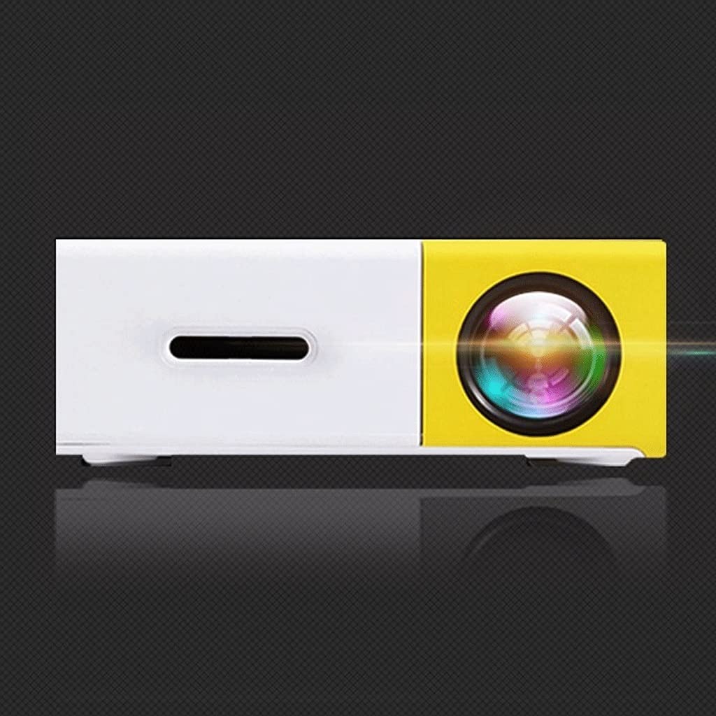 Mini proiettore YADECL, videoproiettore LCD LED a colori portatile per bambini presenti, film TV, giochi di società