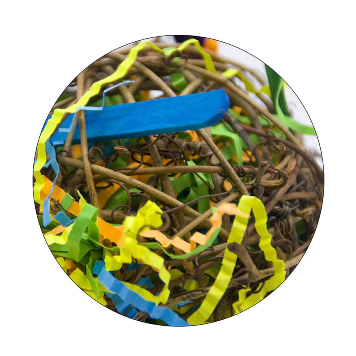 Toddmomy 6piezas Juguetes para Pájaros De Masticar De Rattan para Periquitos Cacatúas y Conures Juguetes para y Aves