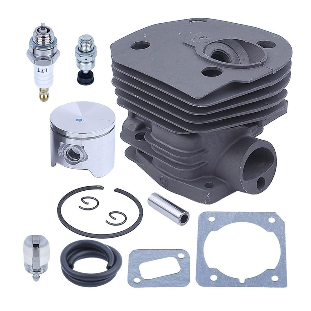 44mm Cylinder Piston Kit Compatible with 350 351 353 346, CS 2150 2149 2152 2153 Chain Saw Plated Parts