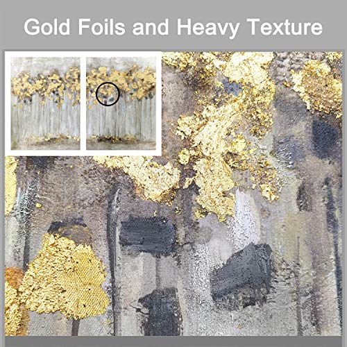 Artistic Path Fall Tree Canvas Picture Artwork: Abstract Forest Wall Art Painting On Canvas For Bedroom ( 18" W X 24" H X 2 Pcs, Multi-Sized) #TOP1