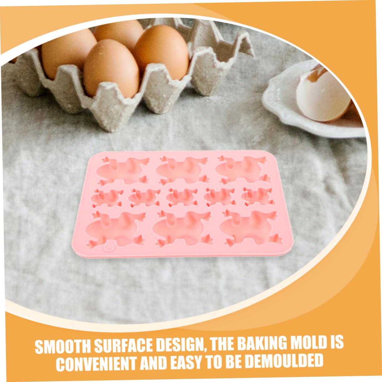 DOITOOL 4 Ensembles Moule Forme Pour Bonbons Gâteaux Pour Diy Cuisine Matériau Sûr Durable Coloris 2 Pièces * 4