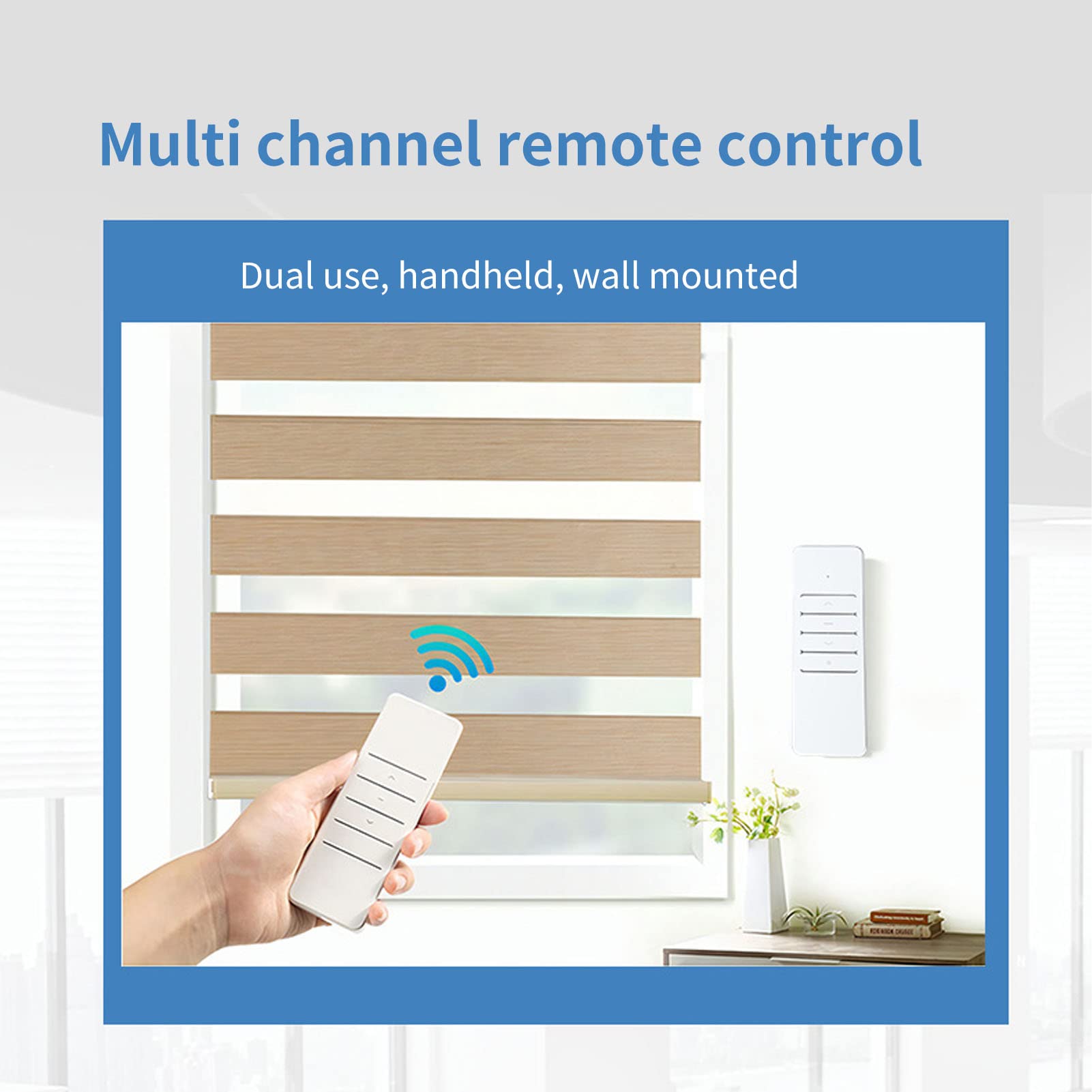 Motore elettrico per tende a rullo intelligente ricaricabile tubolare a rullo per tende parasole compatibile con tubo da 38 mm 40 mm DC7,4 V