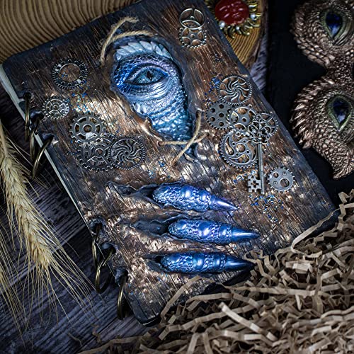 Dragon Epoxy Resin Silicone Molds Set Scales Skin Eyes Claws Dorsal Fins For Fondant Cake Decoration, Chocolate, Polymer Clay Crafting 4-Bundle 13-Cavity 0.3-5Inch #TOP7