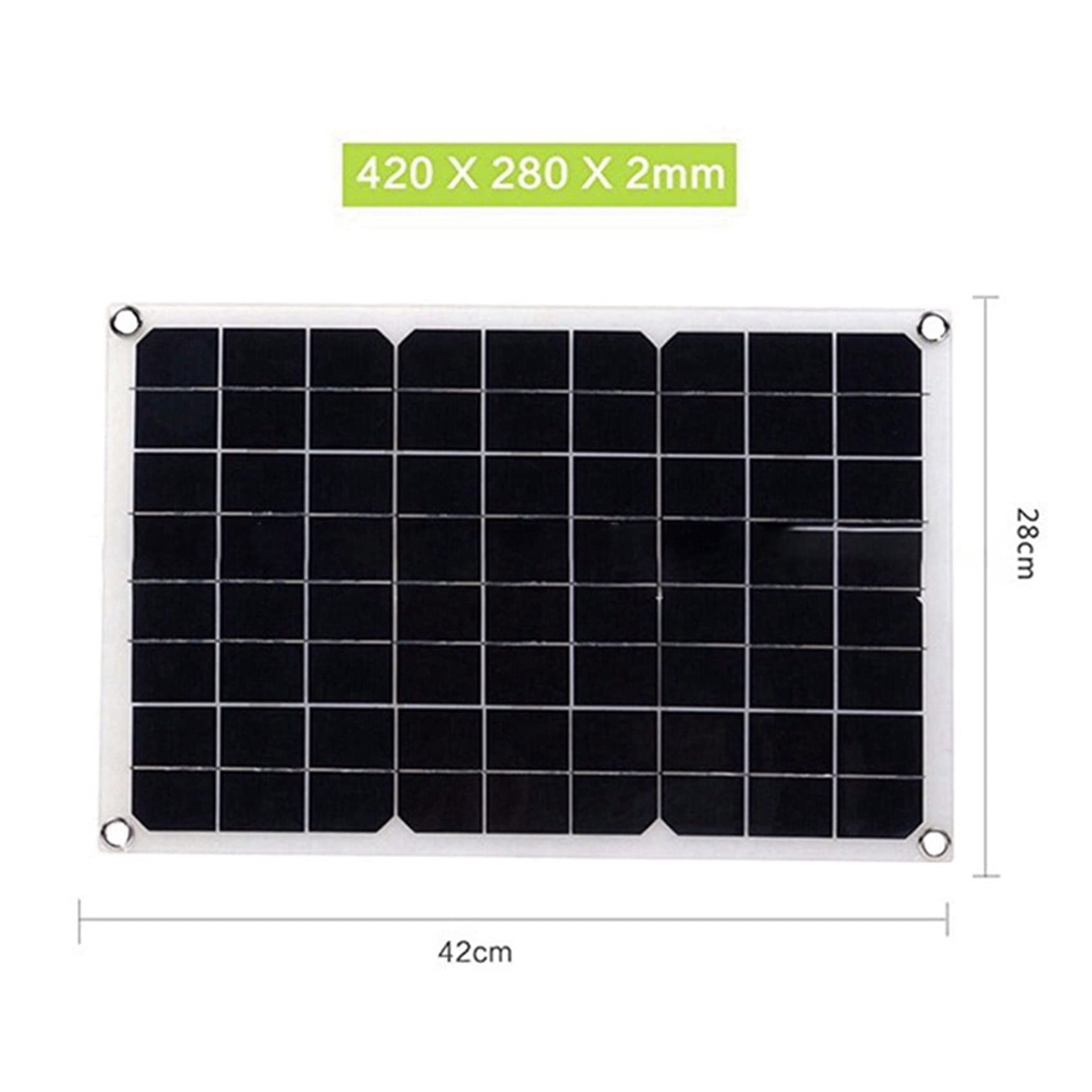 2 x 20 W 18 V monokrystaliczny panel solarny, fotowoltaiczny, przyjazny dla środowiska, przenośny panel słoneczny
