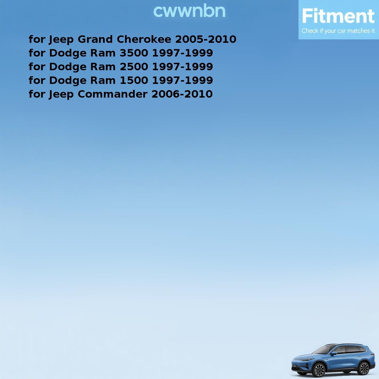 Front Upper Suspension Control Arm Bolt Replacement 6502725, 6502835 for Dodge Ram 3500, 1500, 2500 1997 1998 1999 for Jeep Grand Cherokee,Commander 2005 2006 2007-2010 1Piece