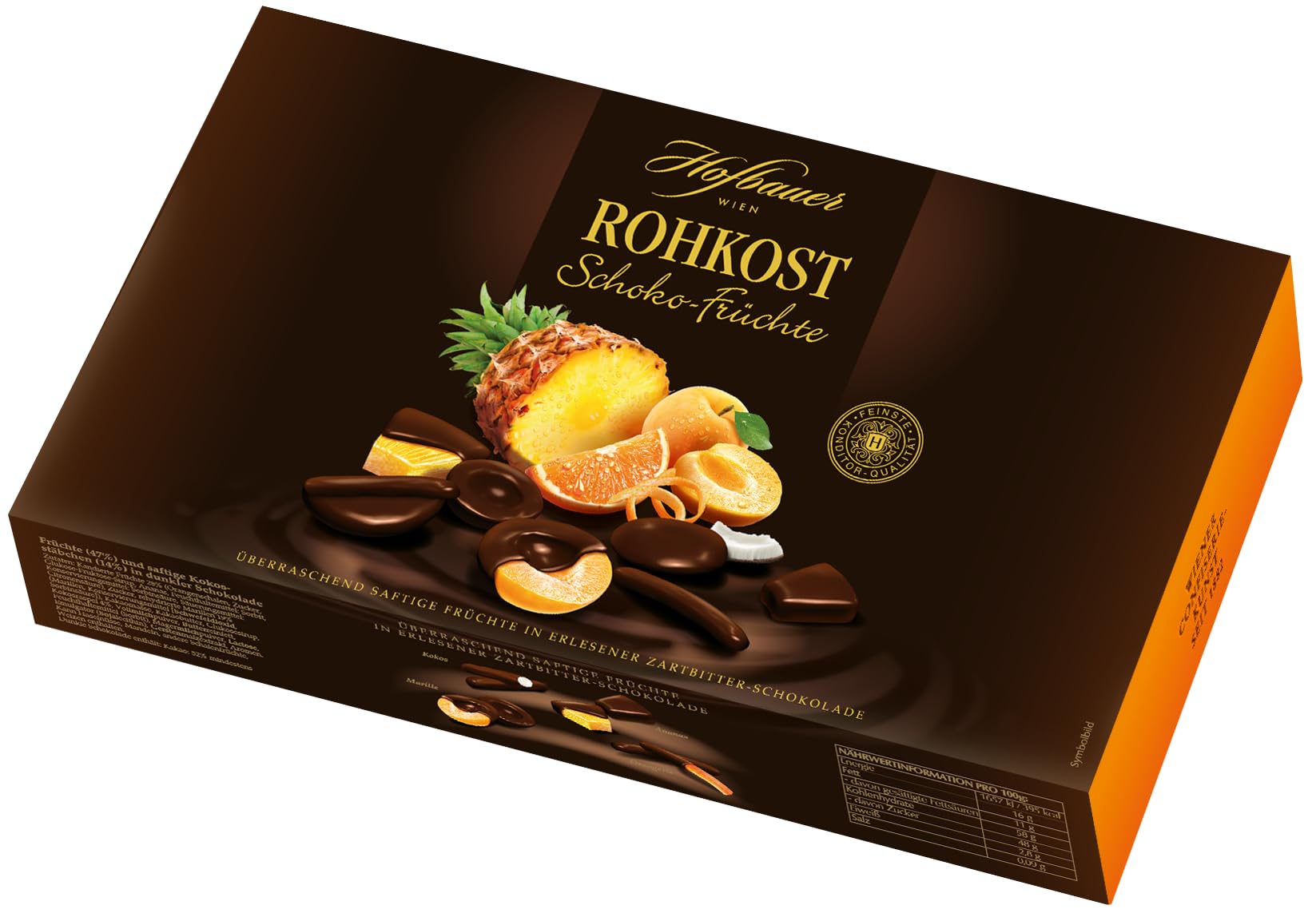 Hofbauer Wien Schokolierte Früchte, 1 kg