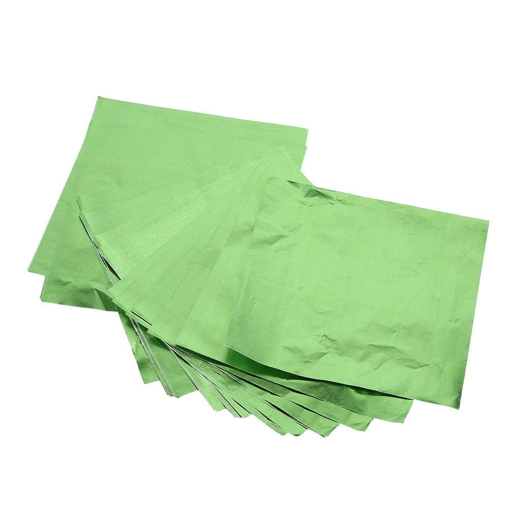 Foil Candy Wrappers, 100 Pieces Chocolate Wrapping Papers Wrapping 3.15