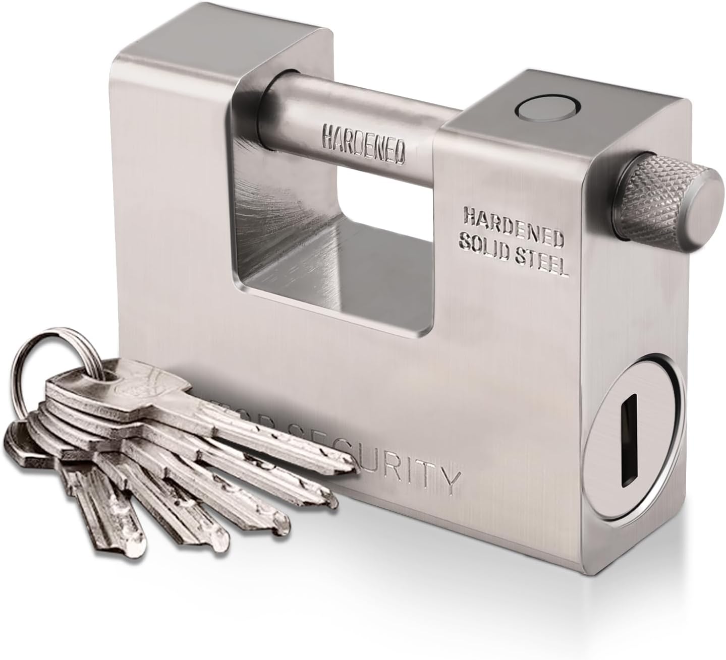 CDC DIGI CDC®5 Keys 1.1 KG Super Heavy Duty Rectangular 20' 40' Container Garage Shed Shutter Chain Padlock 94mm Heavy Duty High Security