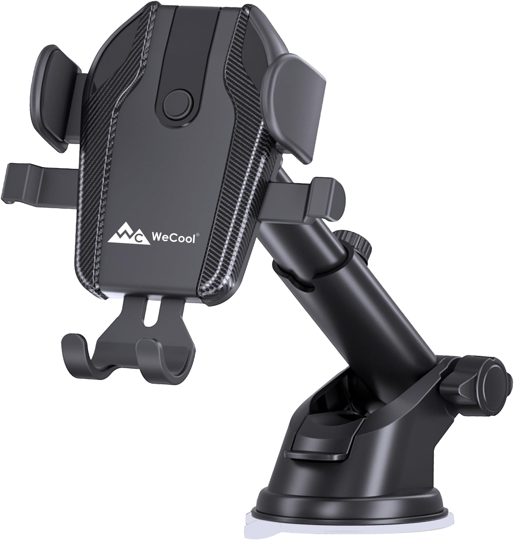 C1 Car Mobile Holder with One Click Technology,360° Rotational,Strong Suction Cup,Compatible with 4 to 6 Inch Devices,Wildshield and Dashboard Mobile Holder for Car