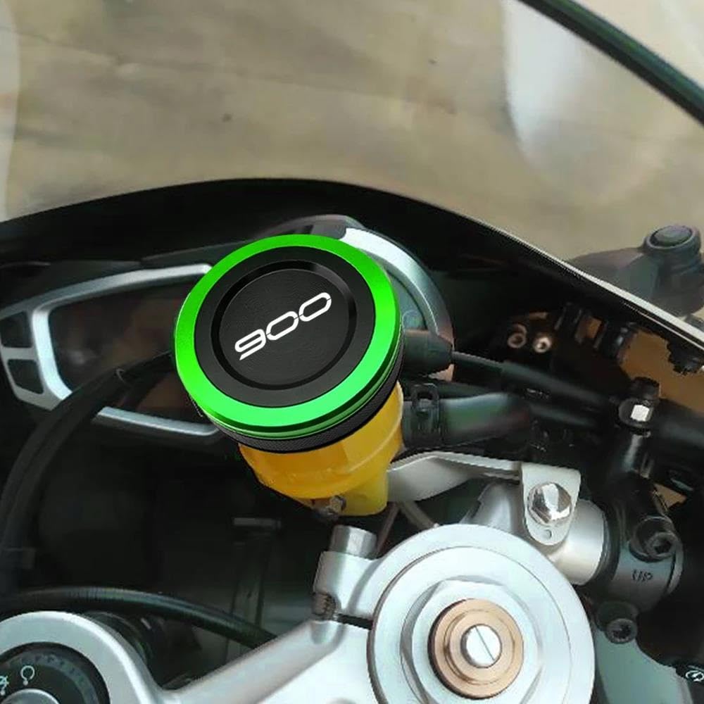 Tapón Llenado Aceite del Motor Tapa del Depósito De Líquido De Freno Delantero Trasero Y Tapa De Llenado De Aceite para Z900RS, Z900SE, Z900RS SE (2017-2023, 2024 Y 2025)(Titanio,3PCS)