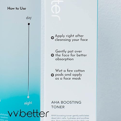 Miniatura 6 de Tónico facial AHA BHA, exfoliación suave, hidratación y calmante, tónico coreano, piel suave, sin alcohol, 6.76 onzas líquidas